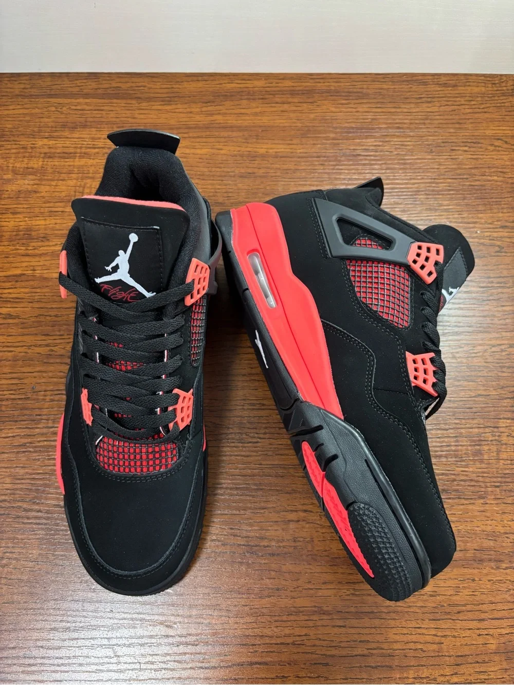 Jordan 4 Retro Red Thunder -Men’s Sleek Basketball Shoes Sneakers